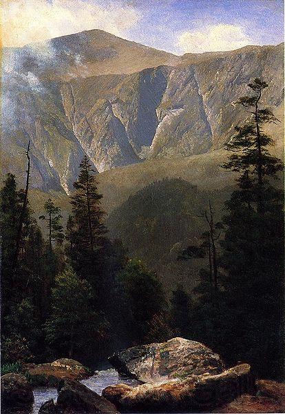 Albert Bierstadt Mountainous Landscape Norge oil painting art